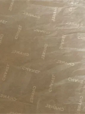 CHANEL | Other | Authentic Vintage Chanel Logo Tissue Paper Set Of 3 ...